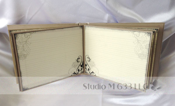 Bridal Guest Wedding Book--StudioM633.com