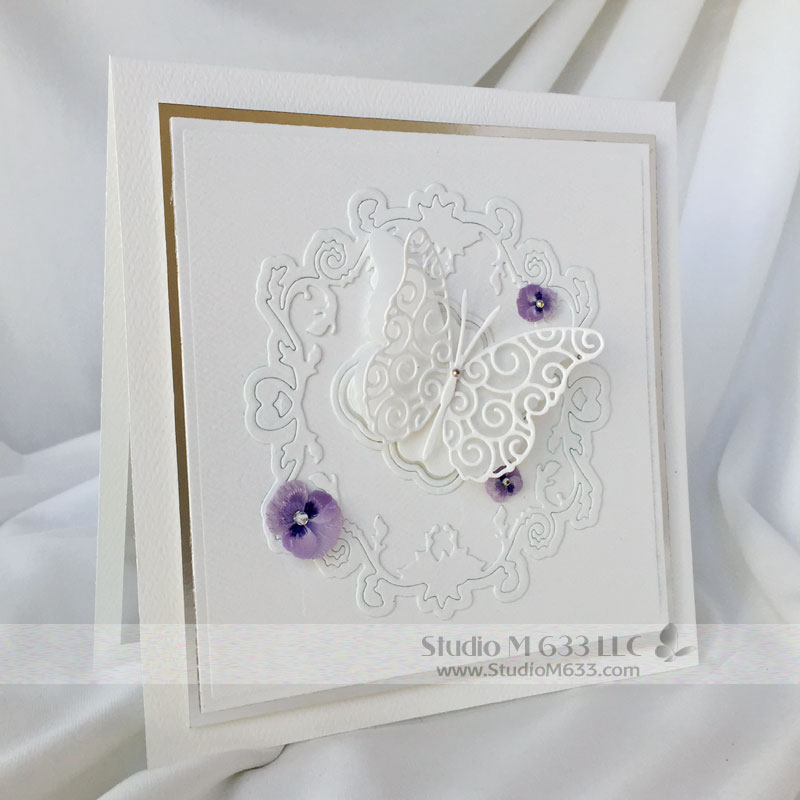 SM633 6x6 Butterfly Card www.StudioM633.com