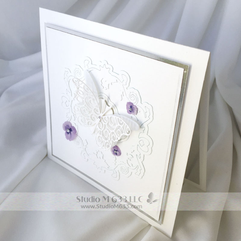 SM633 6x6 Butterfly Card www.StudioM633.com