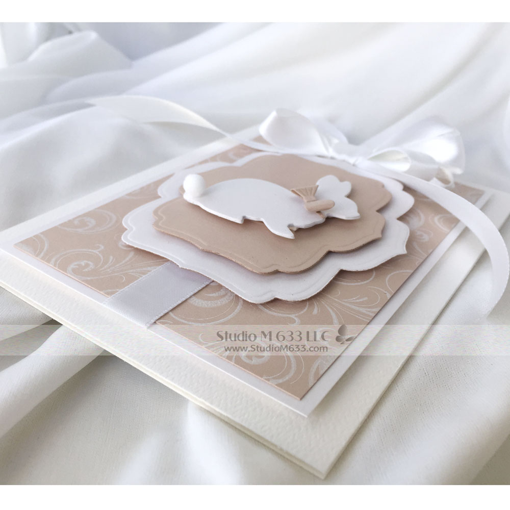 www.StudioM633.com SM633 Blush Bunny Card